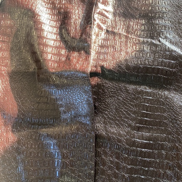 Topshop size 4 Faux alligator NWT - Picture 4 of 4